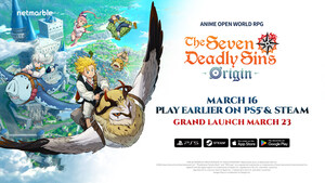THE SEVEN DEADLY SINS: ORIGIN NOW AVAILABLE TO PLAY EARLIER ON PLAYSTATION®5 AND STEAM