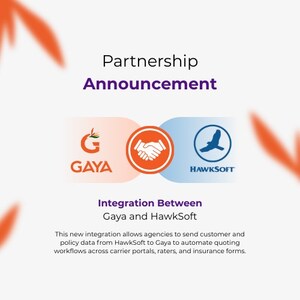 HawkSoft and Gaya Announce Partnership to Automate Data Entry